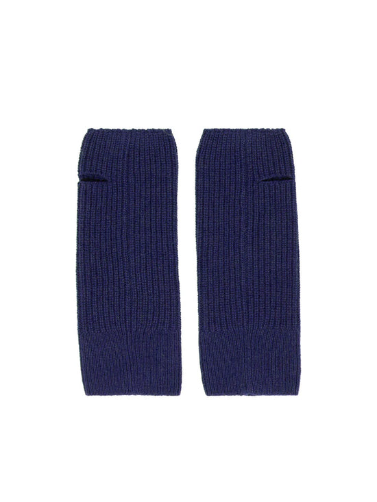 Leg Warmers (GOTS) - Purple Blue Melange