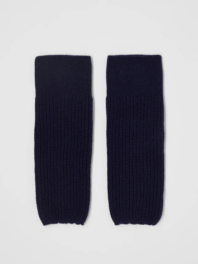 Leg Warmers (GOTS) - Purple Blue Melange