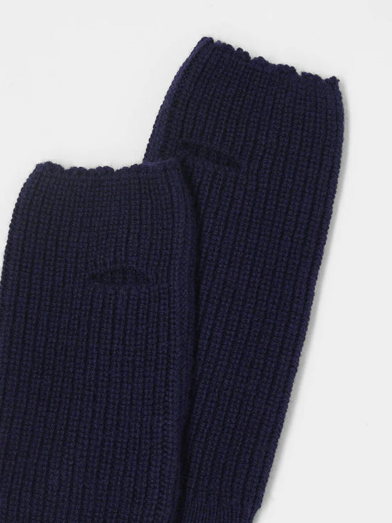 Leg Warmers (GOTS) - Purple Blue Melange