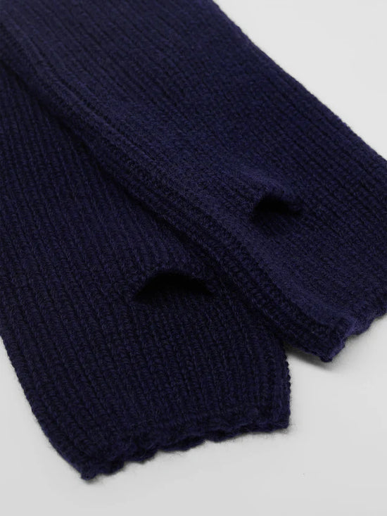Leg Warmers (GOTS) - Purple Blue Melange