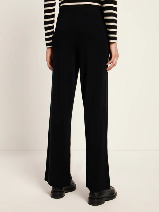 KNITTED PANTS GOTS - Black