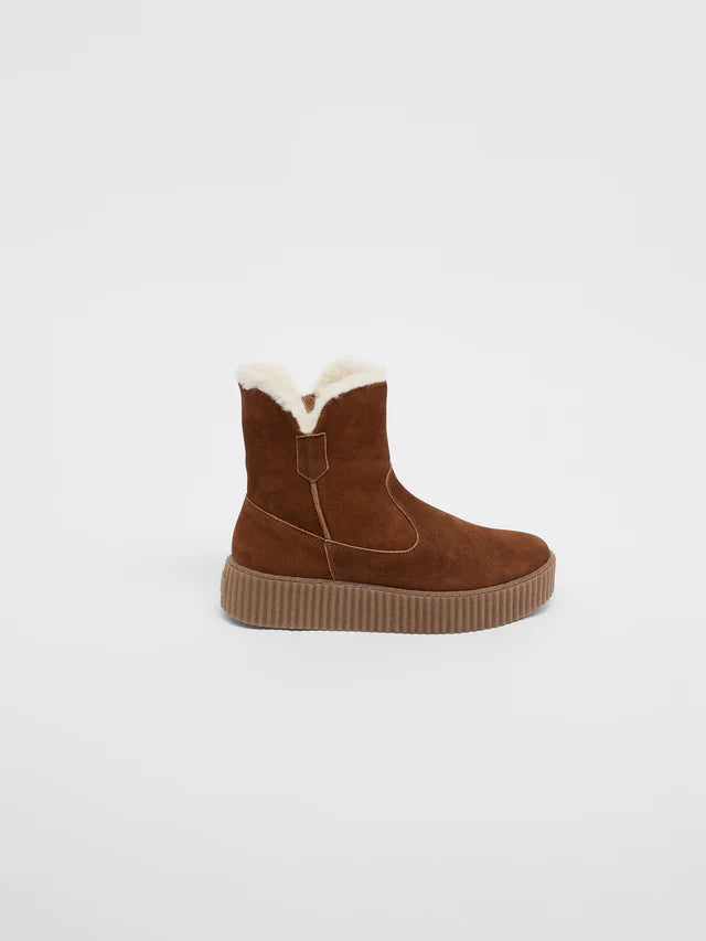 FUR BOOT - Cinnamon