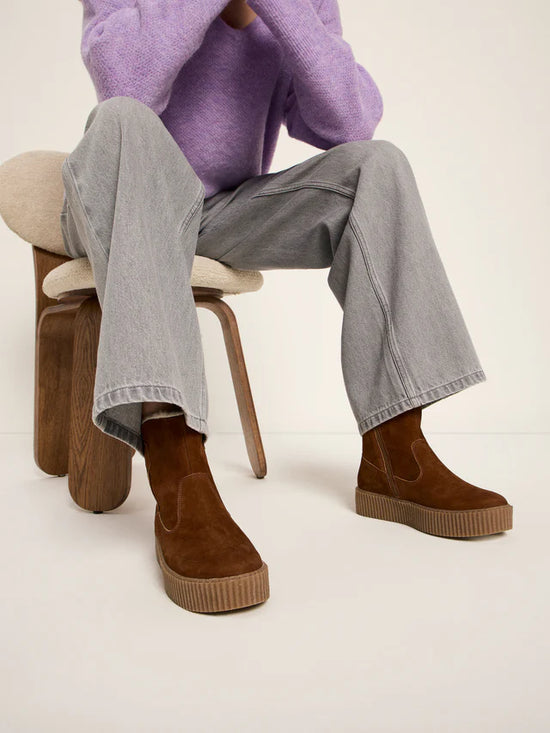 FUR BOOT - Cinnamon