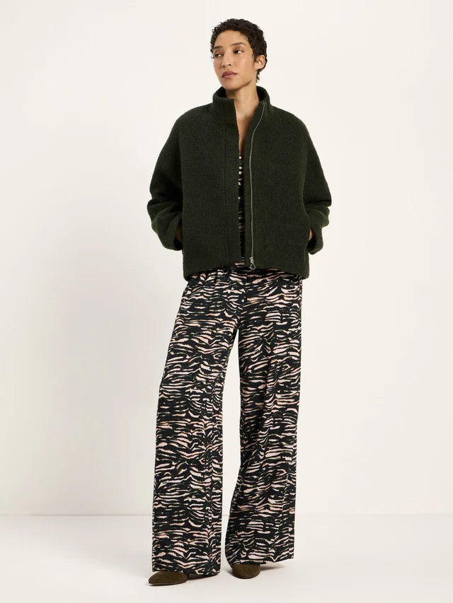 Bouclé Jacket (GOTS) - Dark Turtle