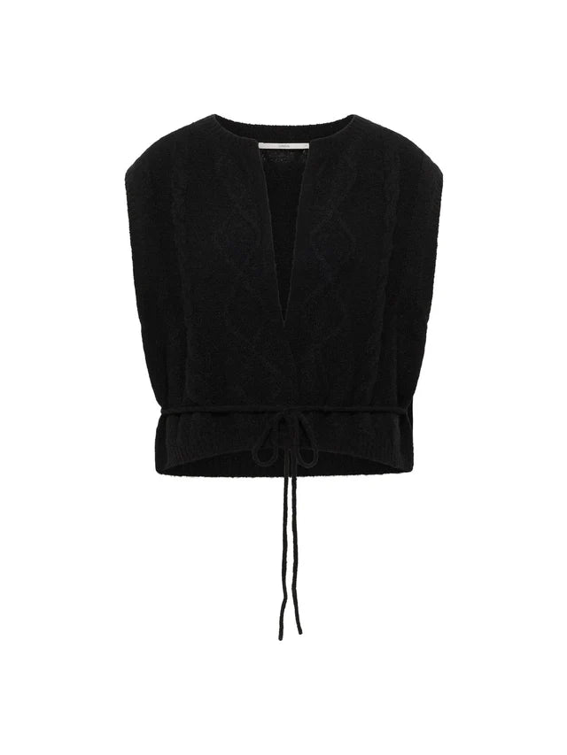 Vest - black