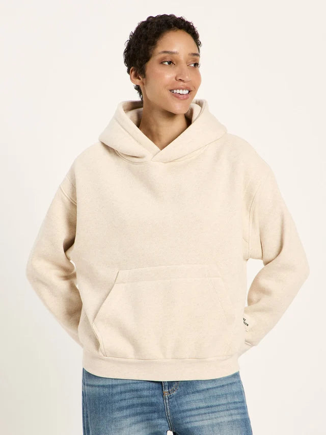 Hooded sweatshirt (GOTS) - creme melange