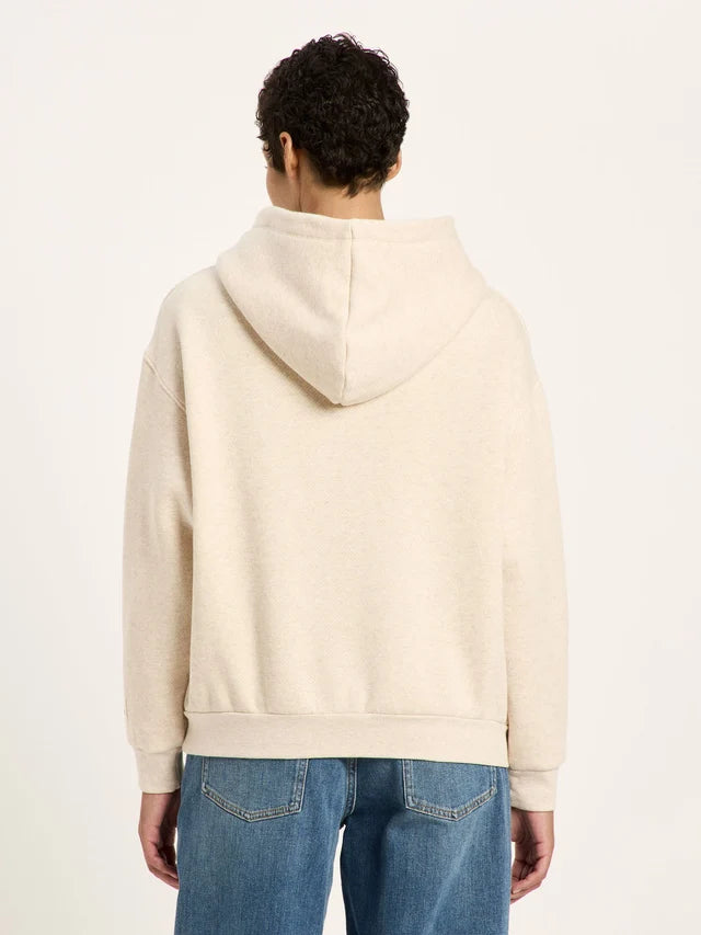 Hooded sweatshirt (GOTS) - creme melange