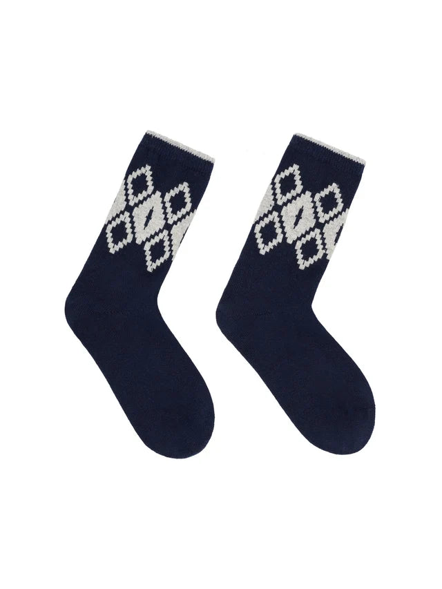 Norwegian socks (GOTS) - midnight