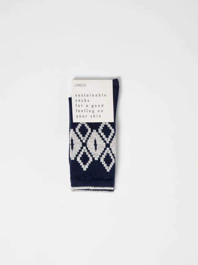 Norwegian socks (GOTS) - midnight