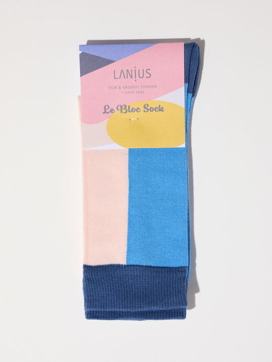 Colourblock-Socks GOTS - Poseidon Multicolour