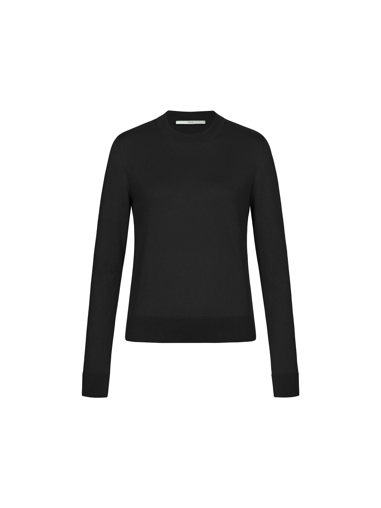 Load image into Gallery viewer, CREW NECK SWEATER - GOTS - Black
