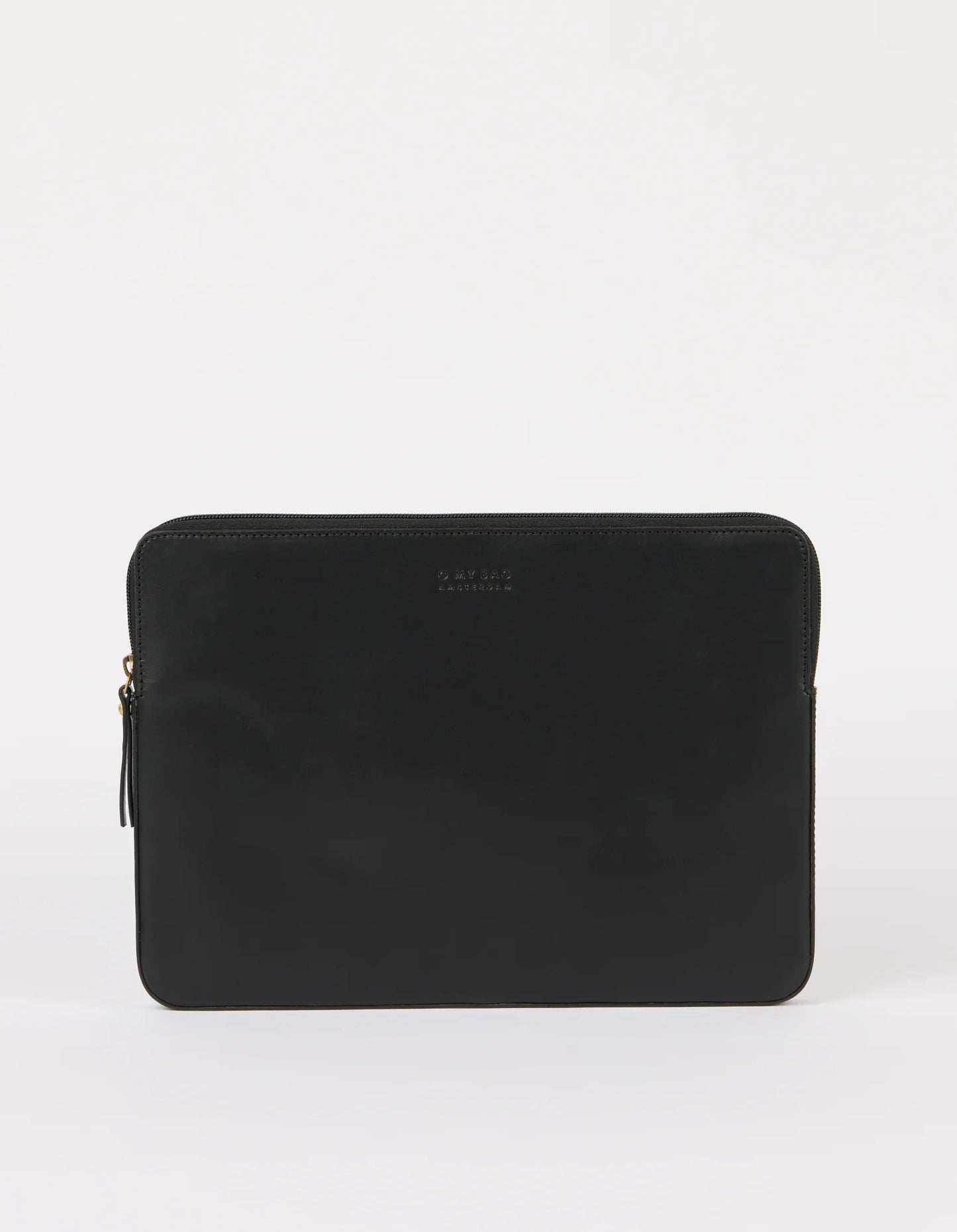 Laptop Sleeve 14" - Black Classic Leather
