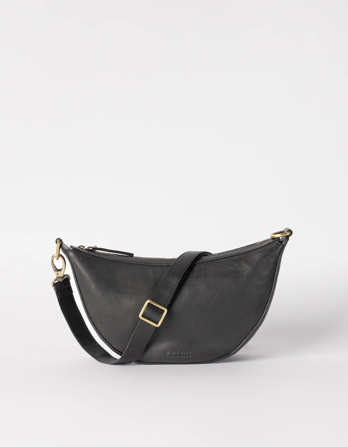 Leo Midi - Black Soft Grain Leather