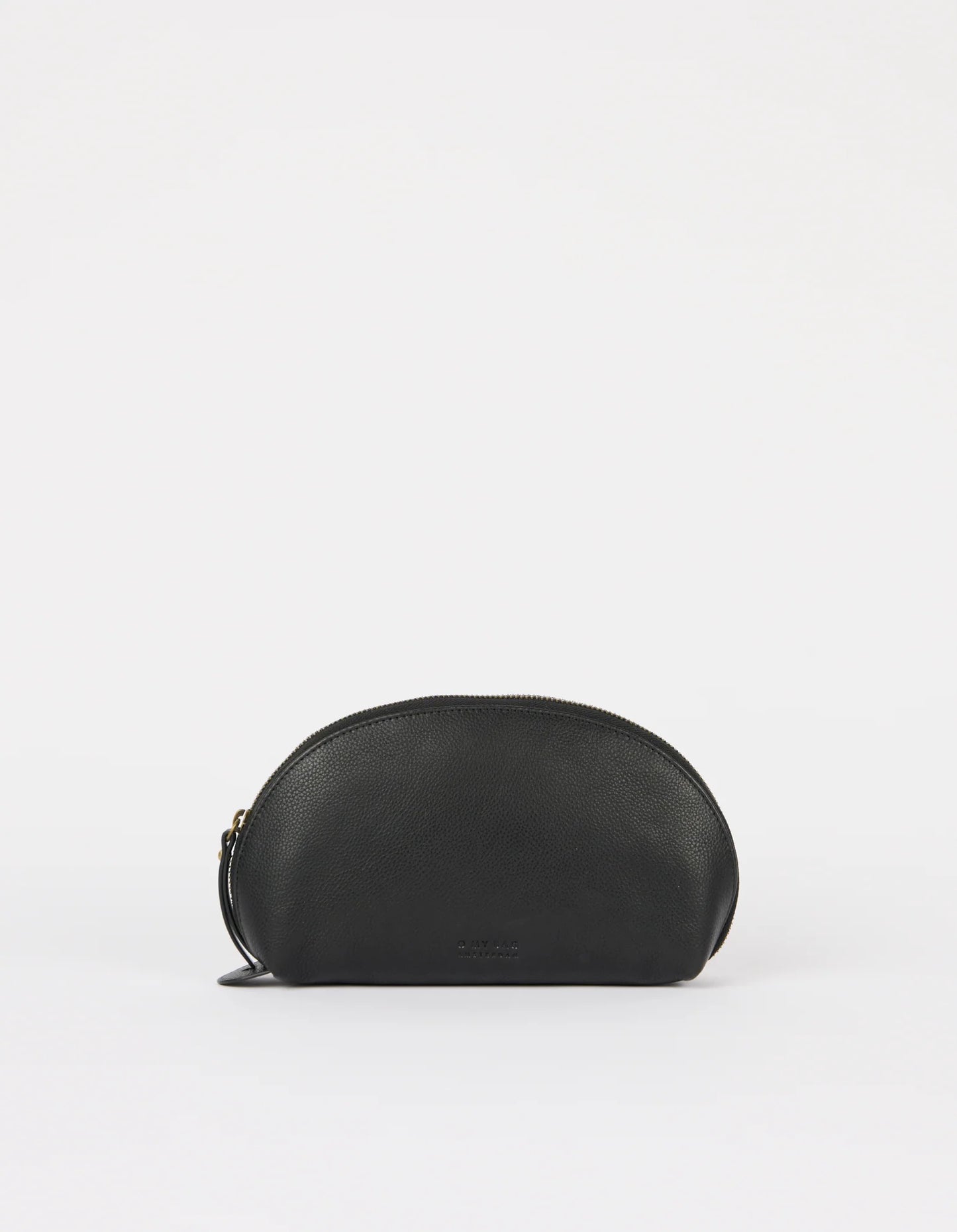 Make up Case - Medium - Black - Soft Grain Leather