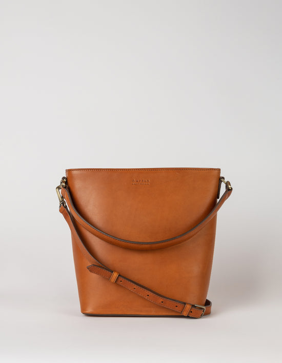 Bobbi Bucket Bag Maxi - Cognac