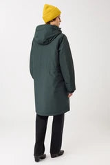Loose Fit & Padded Parka - Fir