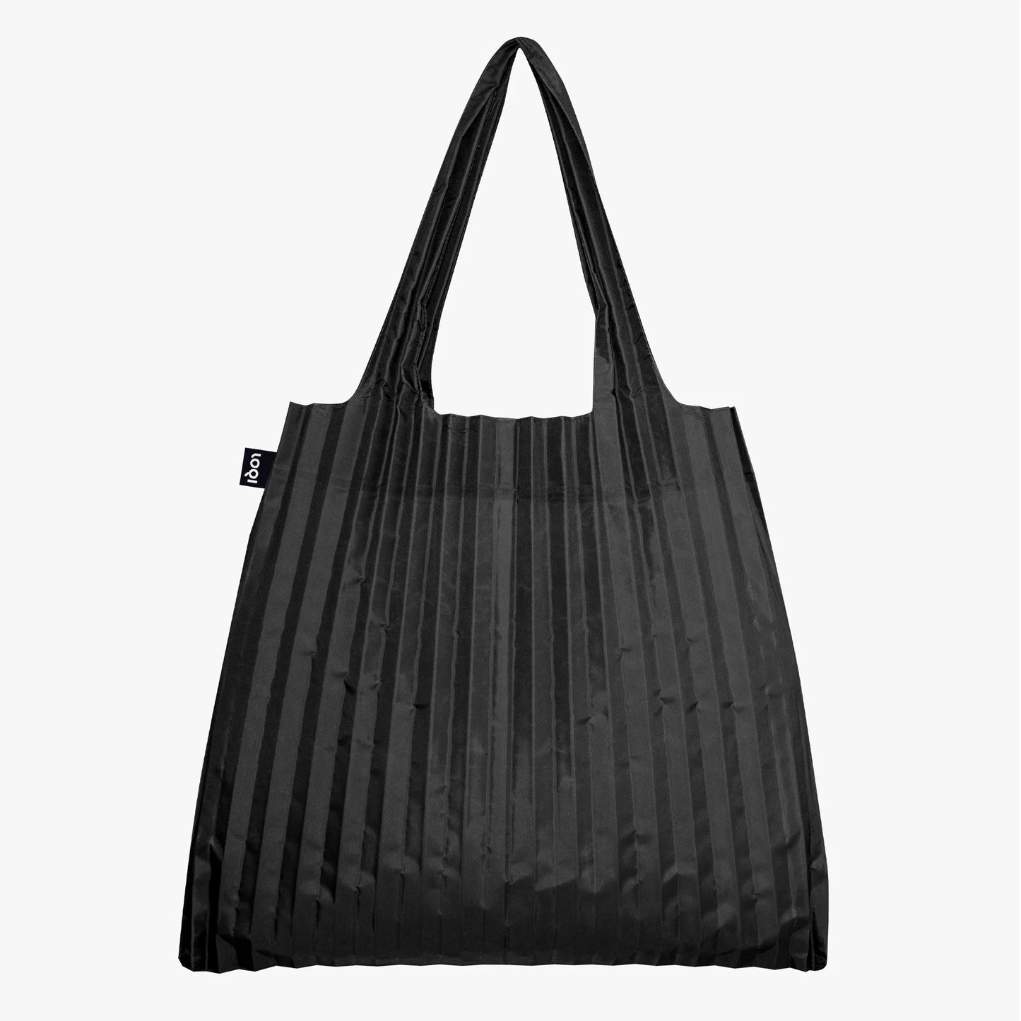PLEATED - Black - Recycled Bag