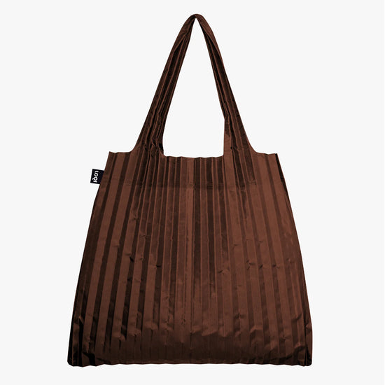 PLEATED - Cocoa - Recycled Bag
