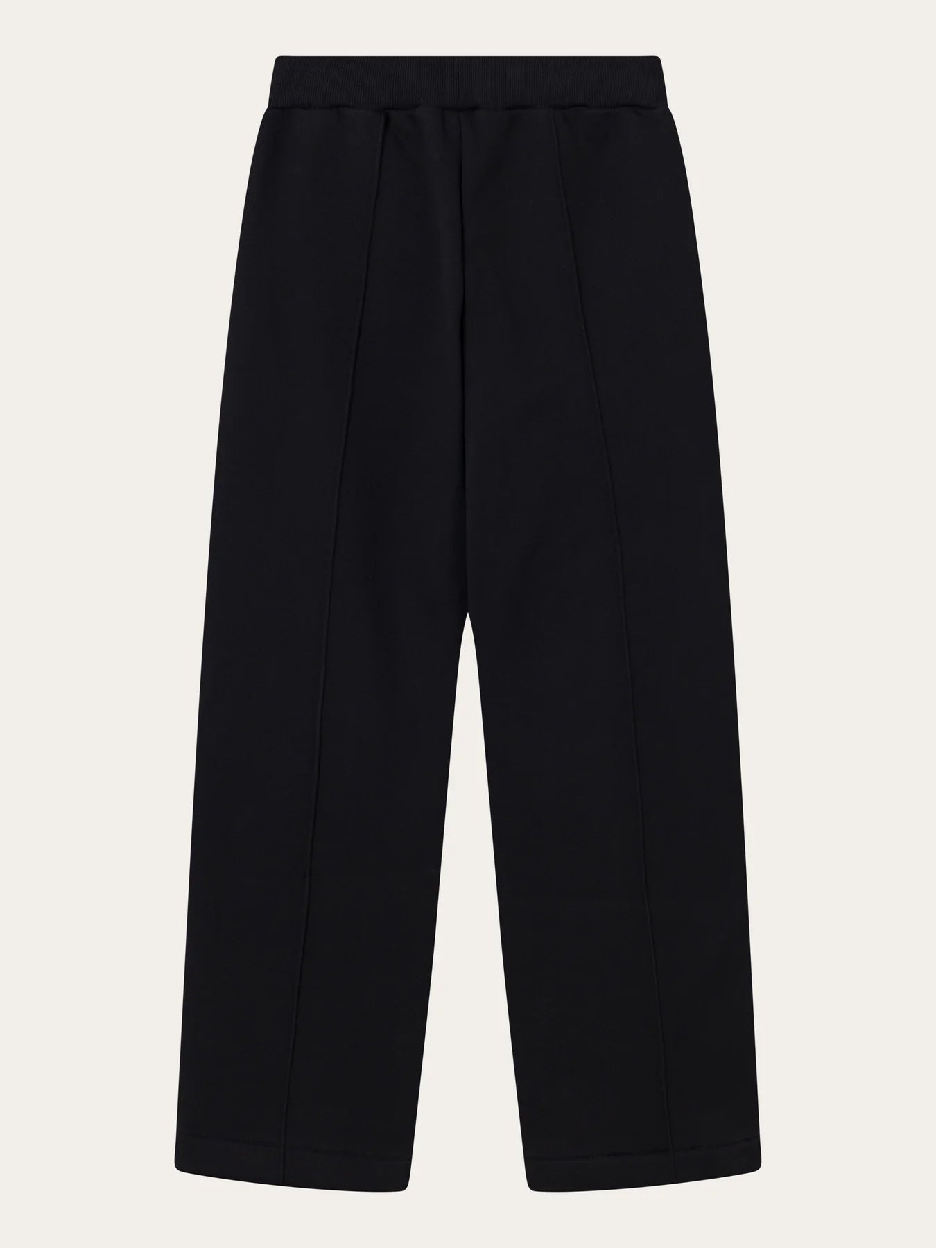 Load image into Gallery viewer, POSEY Wide High-Rise Sweat Elastic Waistband Pants -  Black Jet
