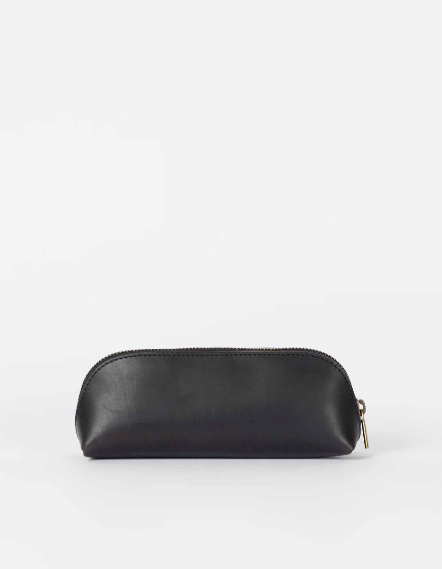Pencil Case Large - Black Classic Leather
