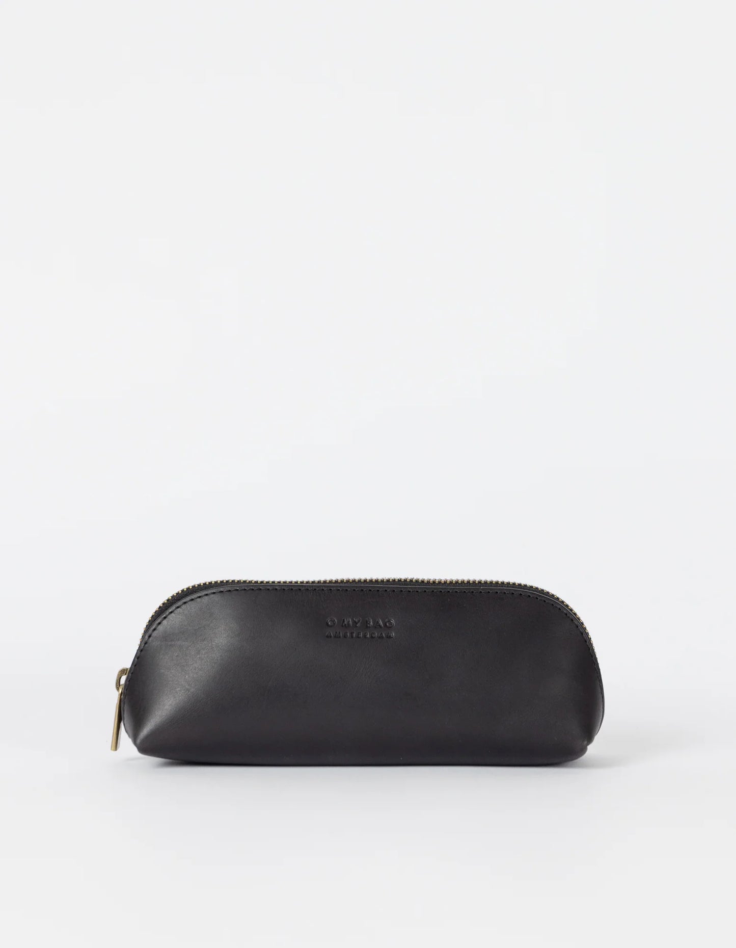 Pencil Case Large - Black Classic Leather