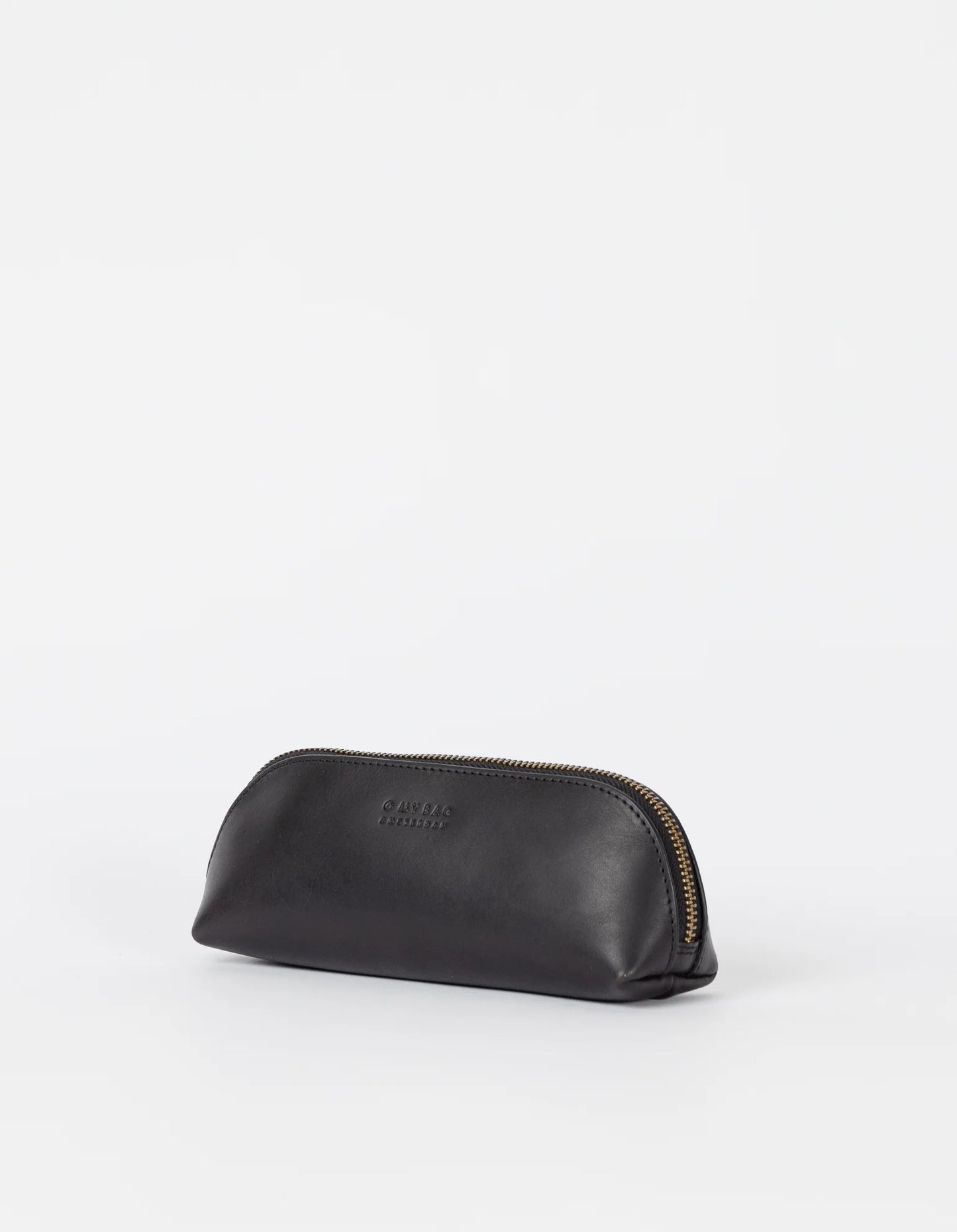 Pencil Case Large - Black Classic Leather