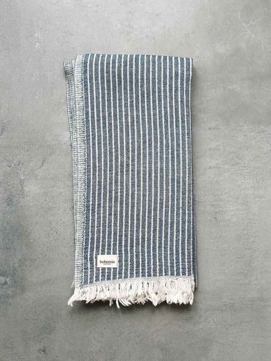 PORTOBELLO HAMMAM TOWEL - INDIGO