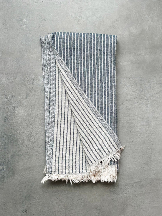 PORTOBELLO HAMMAM TOWEL - INDIGO