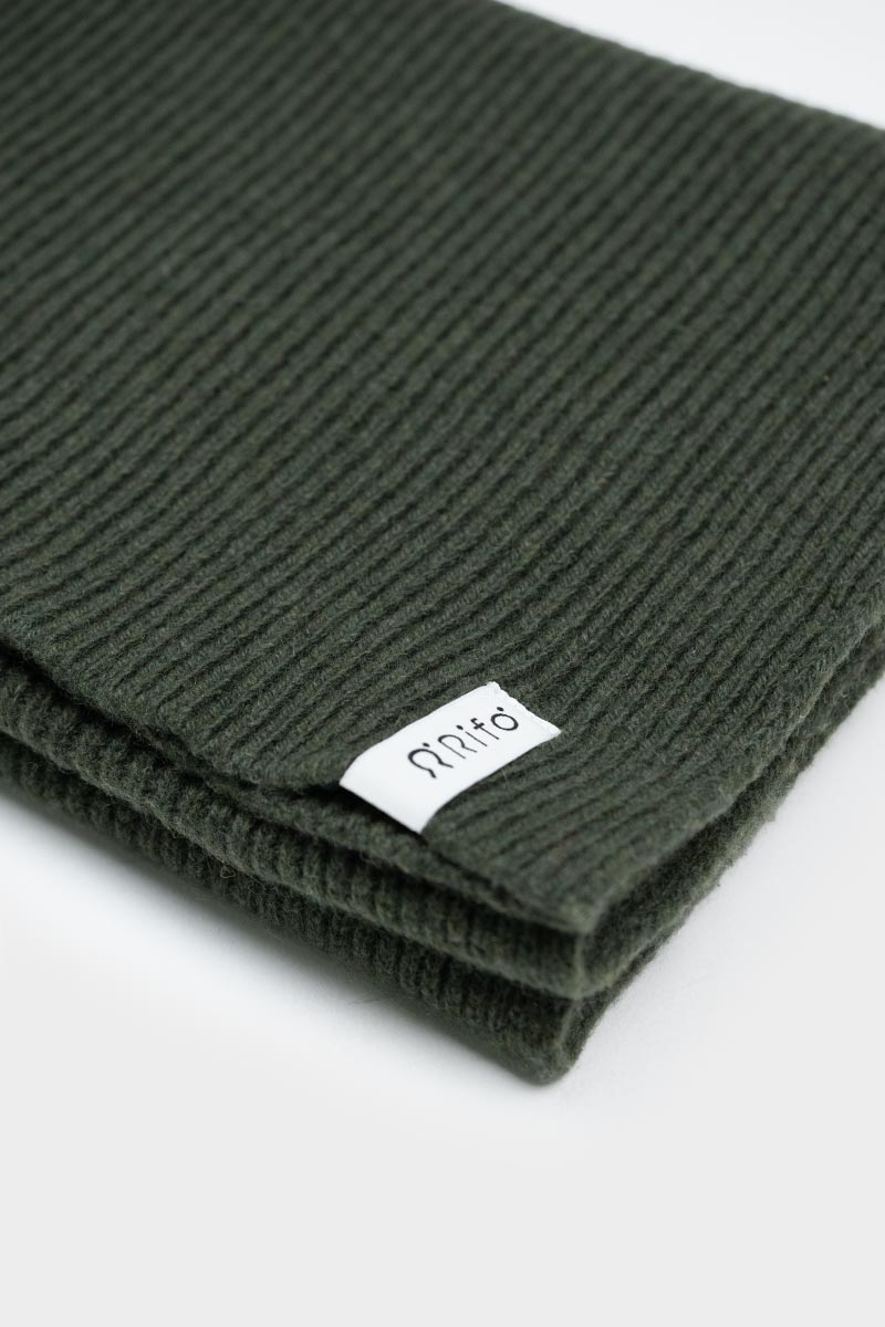 FEDERICO - Recycled Cashmere Scarf - Forest Green