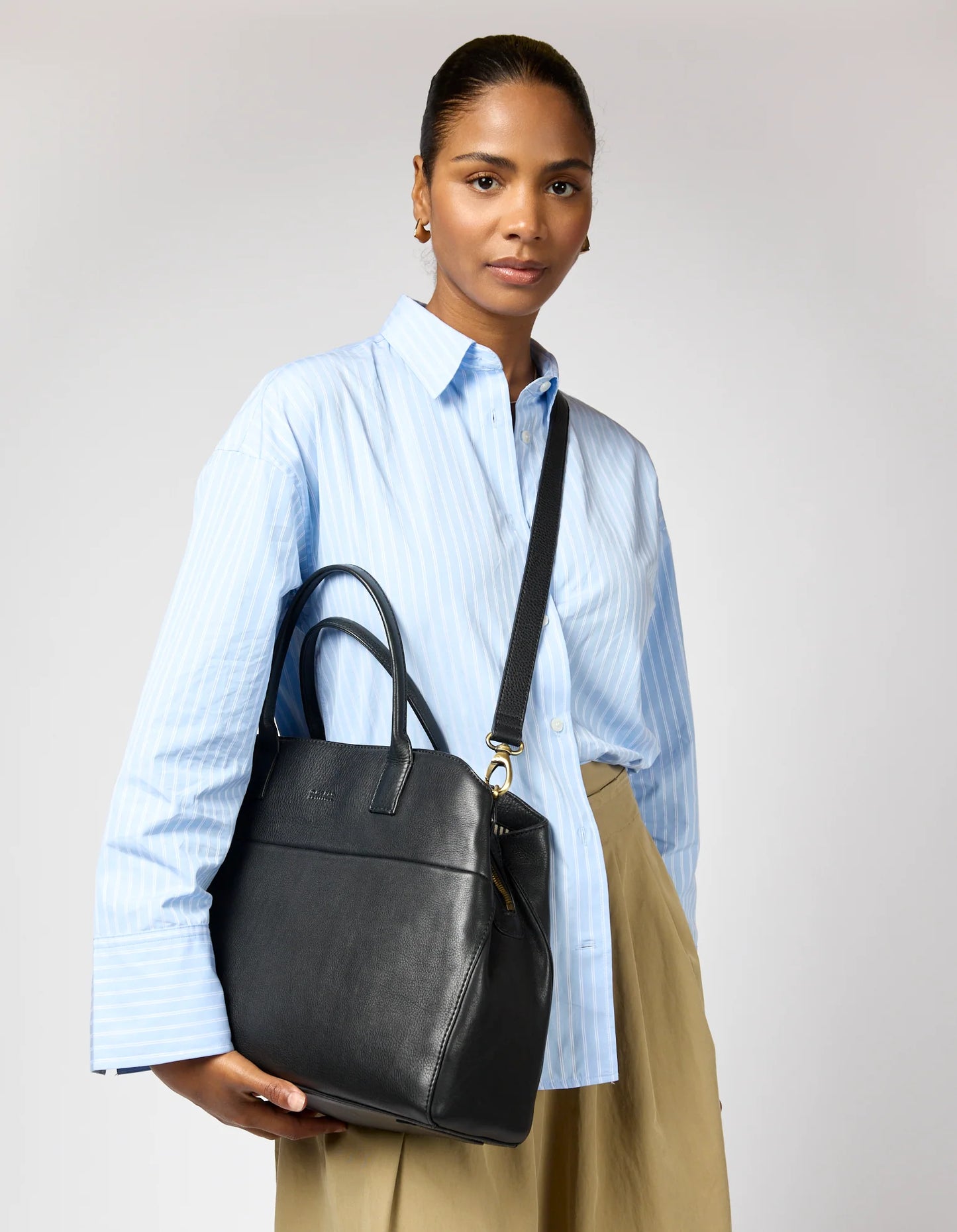 Rita - Black - Soft Grain Leather - Large