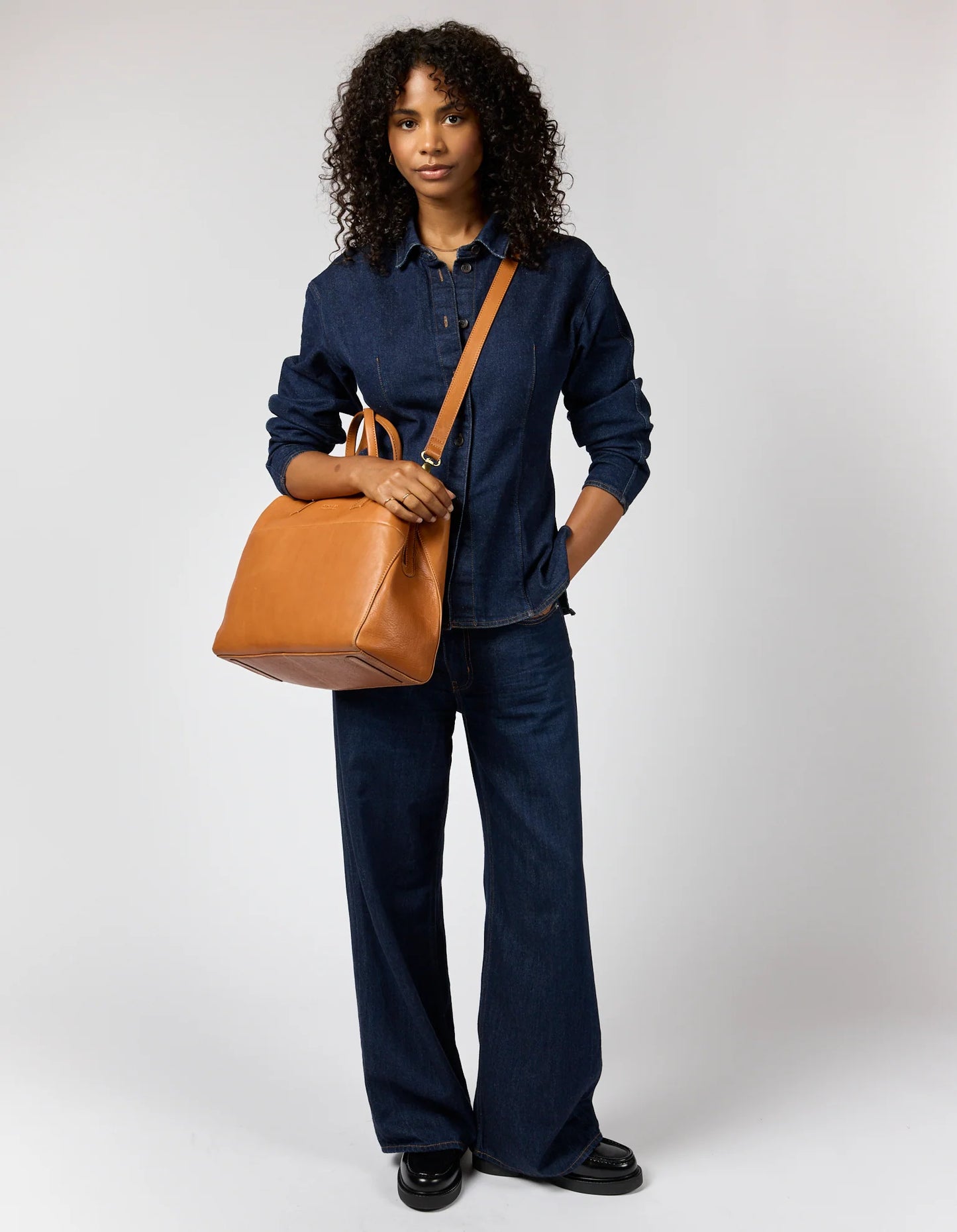 Rita - Wild Oak - Soft Grain Leather - Large