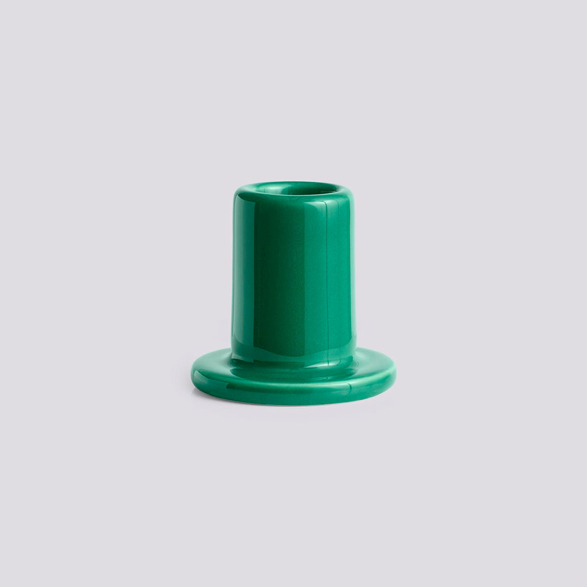 TUBE CANDLEHOLDER - SMALL - GREEN