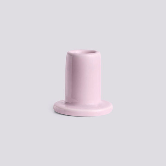 TUBE CANDLEHOLDER - SMALL - PALE PINK