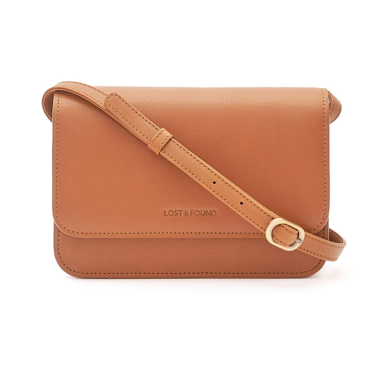 Crossbody Bag Compact - Caramel