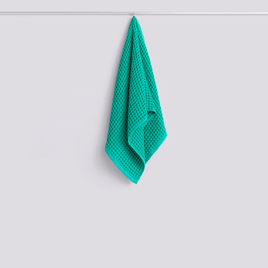 Load image into Gallery viewer, Waffle Hand Towel - Emerald Green

