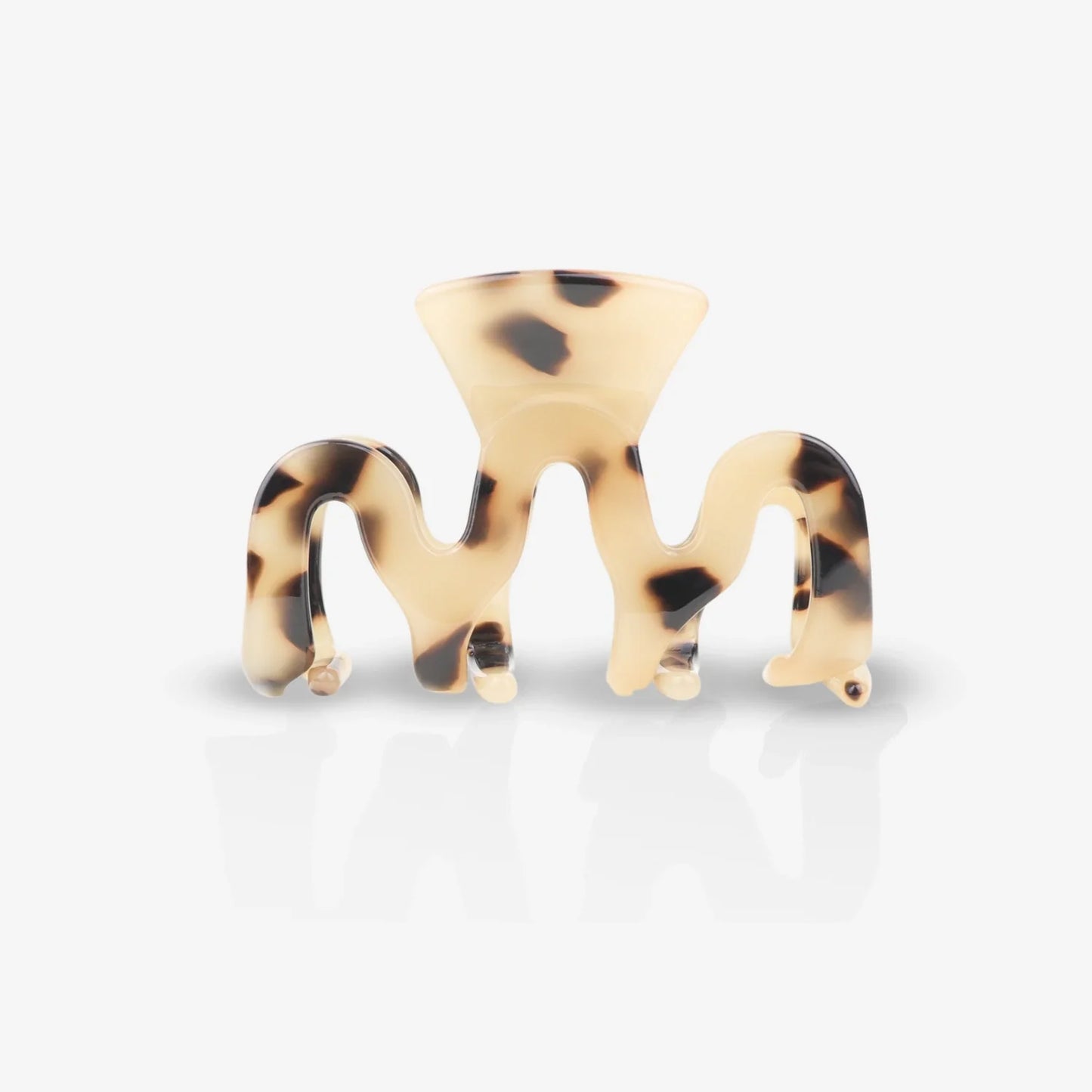 Hair Clip - Wave - Cheetah