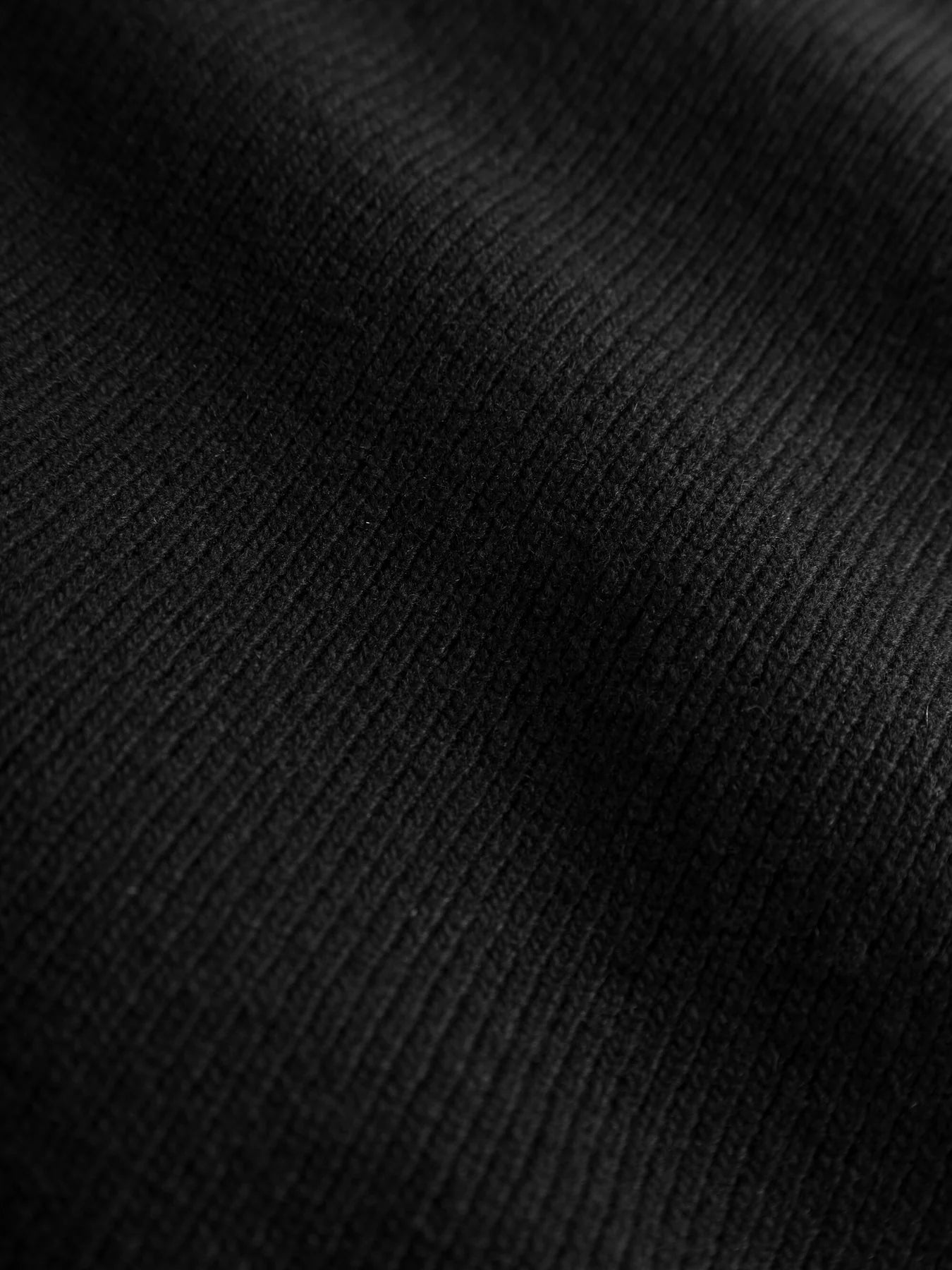 Load image into Gallery viewer, Wool Midth Lengt Rib Knit Skirt - RWS - Black Jet
