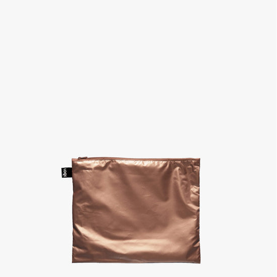 METALLIC - Zip Pockets - Set of 3