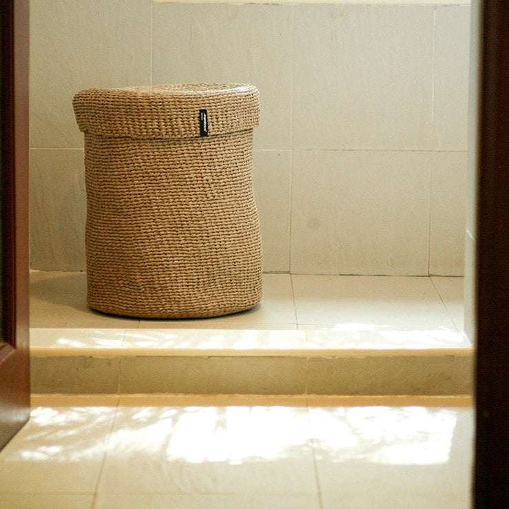 Kiondo Basket with Lid - Brown - Large