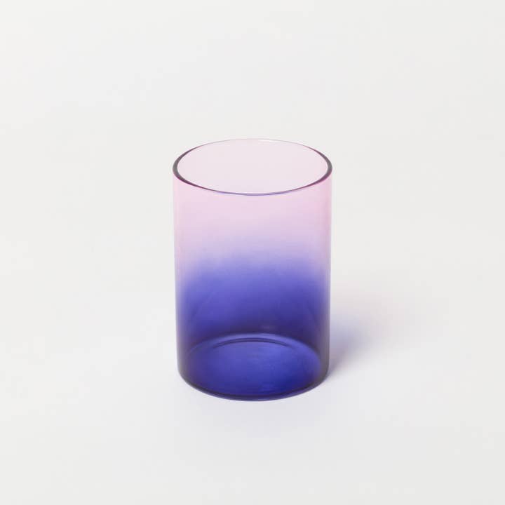 Gradient Glasses - Two Tone - Pink & Blue - Set of 2