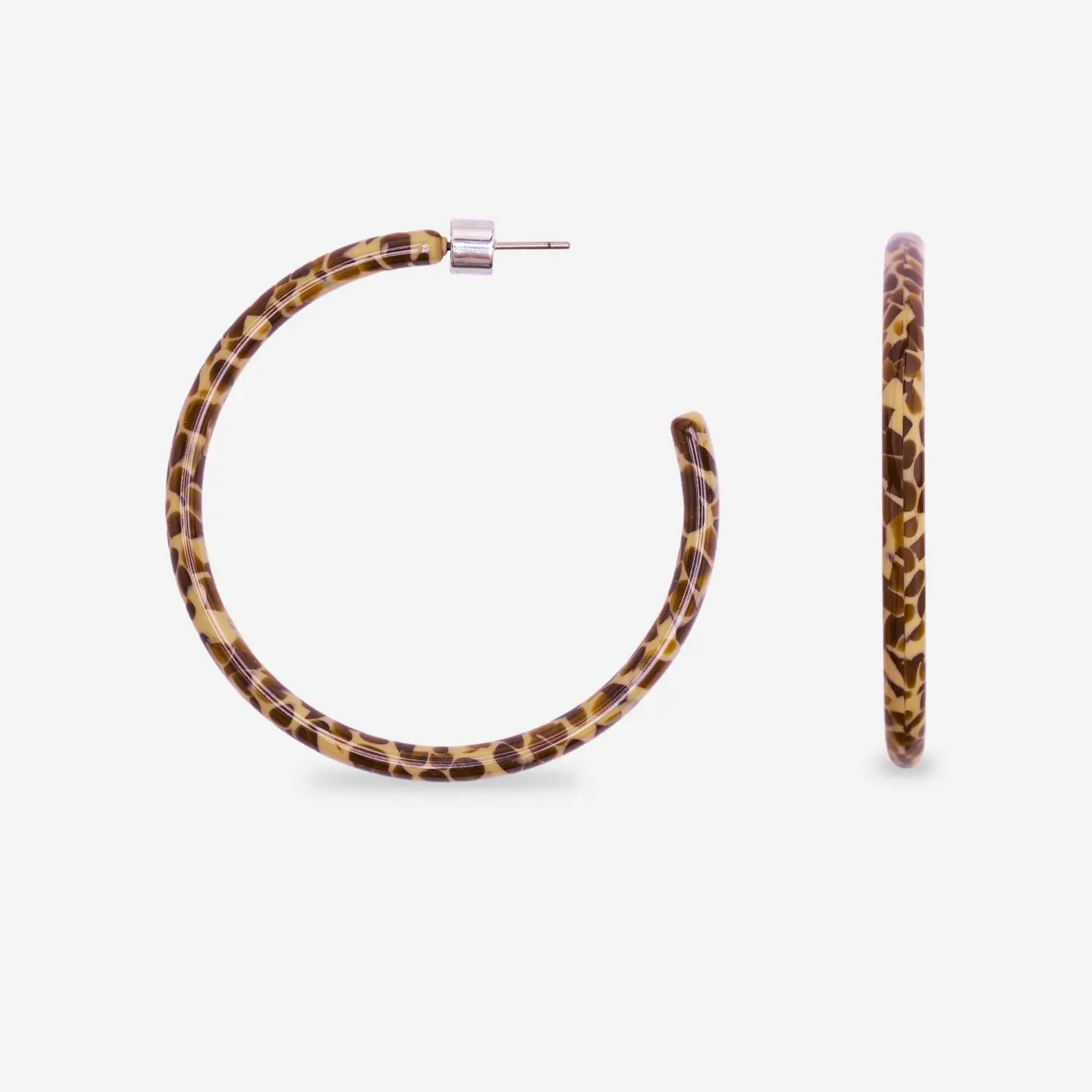 Large Loop Earrings - Caffè