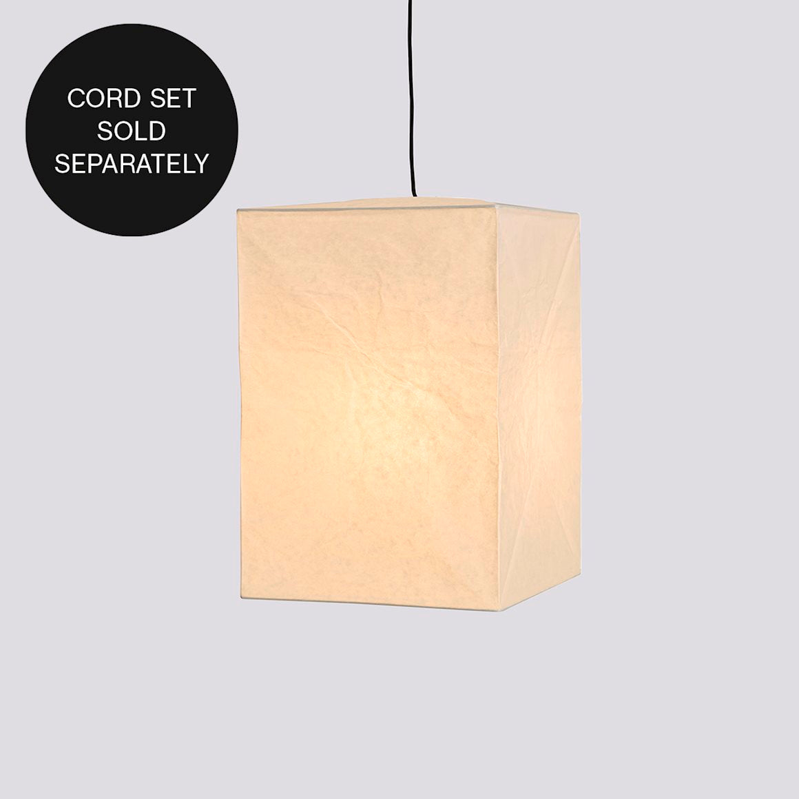 Paper Shade - Cube High - Classic White