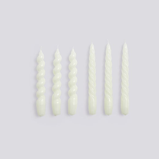 CANDLE-SMALL MIX SET OF 6-OFF-WHITE