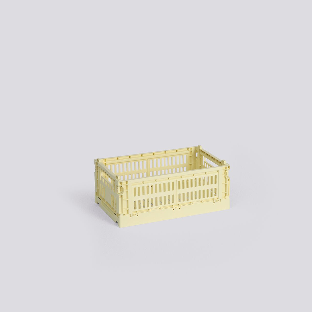 HAY COLOUR CRATE - SMALL - LIGHT YELLOW