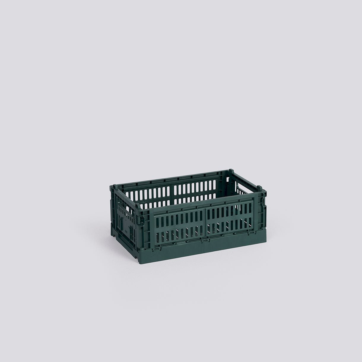 HAY COLOUR CRATE - SMALL - DARK GREEN