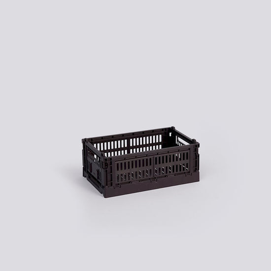 HAY COLOUR CRATE - SMALL - BORDEAUX