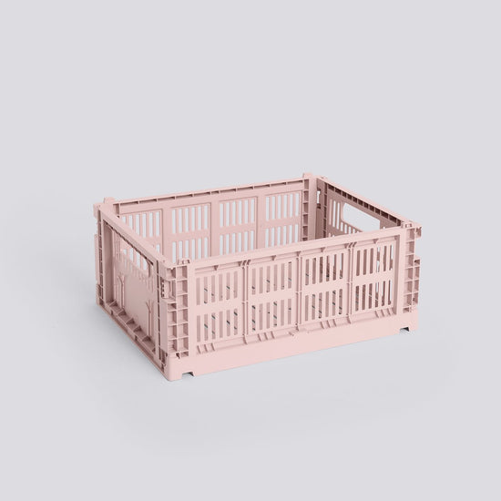 HAY COLOUR CRATE - MEDIUM - BLUSH
