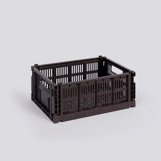 HAY COLOUR CRATE - MEDIUM - BORDEAUX
