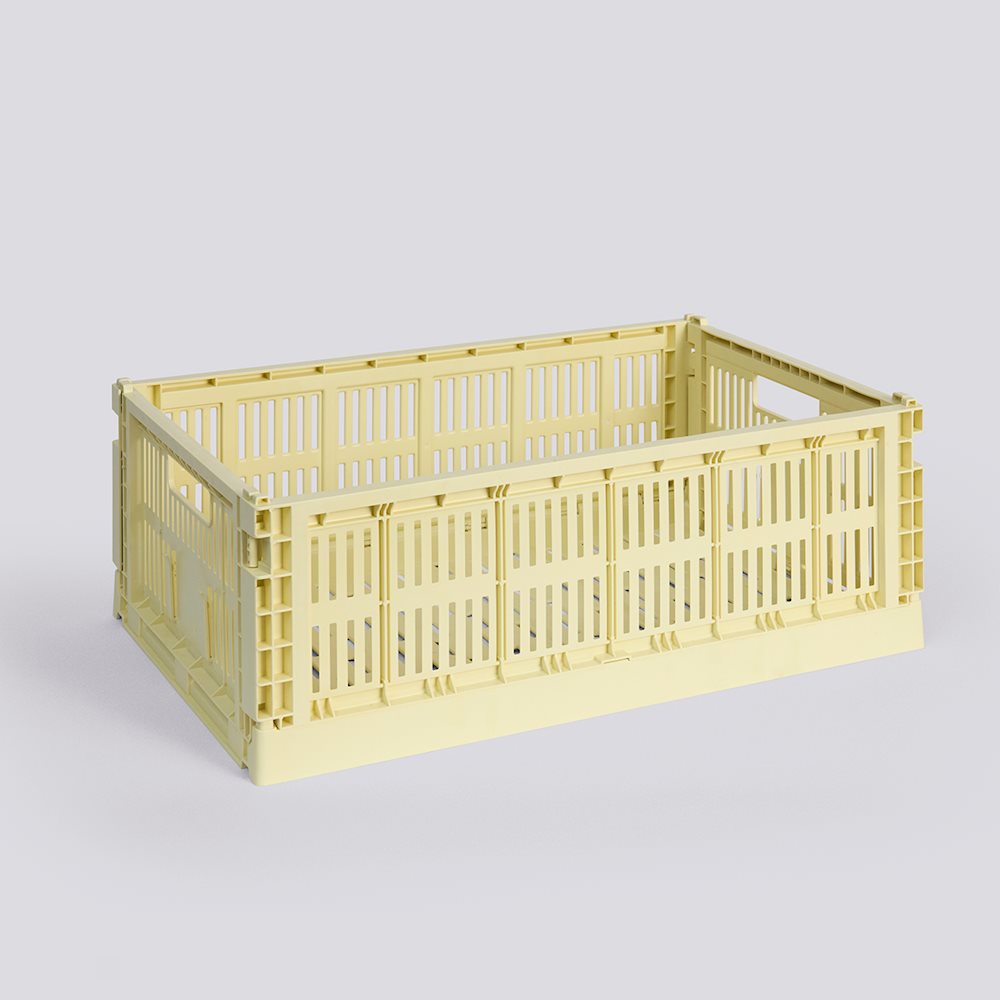 HAY Colour Crate - Large - Light Yellow