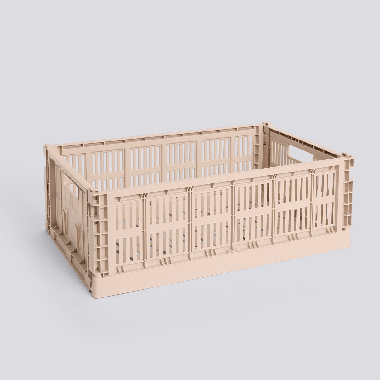 HAY COLOUR CRATE - LARGE - POWDER